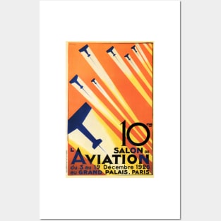 Salon De Aviation Meet 1926 Paris France Vintage Airplane Posters and Art